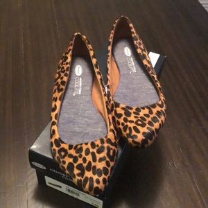 Dr. Scholl’s  Leopard Print flats size 9M